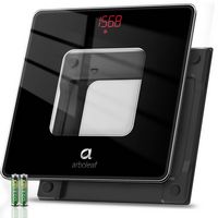 Arboleaf weight Scale, Accurate Measurements, LED Display - Black - Large Front