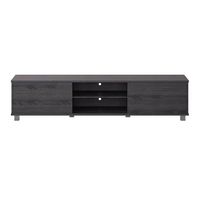 CorLiving - Hollywood Collection TV Stand with Open and Closed Cabinets for Most TVs up to 85