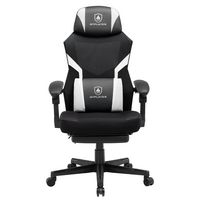 GTPlayer - Ergonomic Mesh Gaming Chair - White - Large Front