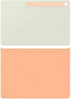 Samsung - Galaxy Tab S10 FE+ Smart Book Cover - Orange - Large Front