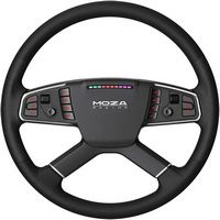 Moza Racing - Truck Standalone Wheel for PC - Black - Large Front