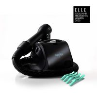 RevAir - Reverse-Air Hair Dryer with Hair Clips - Black - Large Front