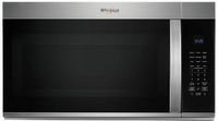 Whirlpool - 1.9 Cu. Ft. Over-the-Range Microwave with Sensor Cooking - Stainless Steel - Large Front