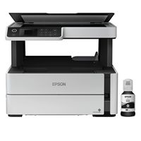 Epson - EcoTank ET-M2170 Wireless Monochrome All-in-One Supertank Printer - White - Large Front