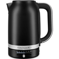 KitchenAid - 1.7 Liter Electric Kettle - Black Matte - Large Front