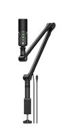 Sennheiser - Profile USB Microphone Streaming Set with Boom Arm, 3 m USB-C Cable & Mic Pouch - Black - Large Front