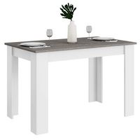 Costway Dining Table 47 Inch Kitchen Dining Table Rectangular for Small Space - Dark Gray - Large Front
