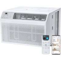 TCL - 450 Sq. Ft. 10,000 BTU Smart Window Air Conditioner - white - Large Front
