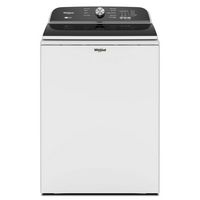 Whirlpool - 5.3 Cu. Ft. High Efficiency Top Load Washer with 2 in 1 Removable Agitator - White - Large Front