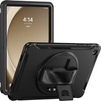 SaharaCase - Protection Hand Strap Series Case for Samsung Galaxy Tab A9+ - Black - Large Front