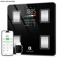 Arboleaf Smart Scale, 14 Body Composition Metrics, App Sync, Accurate Weighing Machine,  FSA or H... - Large Front