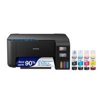 Epson - EcoTank ET-2400 Wireless Color All-in-One Cartridge-Free Supertank Printer with Scan and ... - Large Front