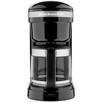 KitchenAid - 12-Cup Drip Coffee Maker with Spiral Showerhead - Onyx Black - Large Front