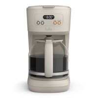Bella - 12-Cup Programmable Coffee Maker - Oatmilk - Large Front