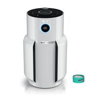Shark - NeverChange Air Purifier MAX, 5-Year Filter Life, 1400 sq. Ft - White - Large Front