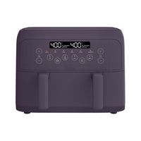 Bella - 4-qt. TriZone Air Fryer - Plum - Large Front