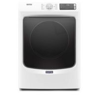 Maytag - 7.3 Cu. Ft. Stackable Electric Dryer with Extra Power Button - White - Large Front