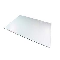Floortex - Made in the USA Rectangular Glass Chair Mat for Hard Floors & Carpet 36 x 42 inches - ... - Large Front