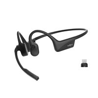 Shokz OpenComm2 UC Bone Conduction Stereo Bluetooth Headset 2025 Upgrade, USB-C - Black - Large Front