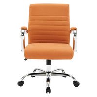 OSP Home Furnishings - Mid-Back Office Chair - Nutmeg - Large Front