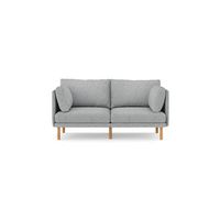 Burrow - Modern Field 2-Seat Sofa - Fog - Large Front