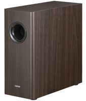Edifier - T5s Powered Subwoofer (Each) - Brown - Large Front