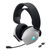 Alienware - Dual Mode Wireless Gaming Headset - AW720H - Lunar Light - Large Front