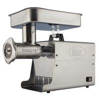 LEM Product - #32 Big Bite Meat Grinder - 1.5 HP - Stainless - Large Front