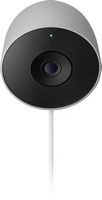 Google - Nest Cam Outdoor (wired, 2nd gen) - 2K Video and Gemini - 1-Pack - Hazel - Large Front