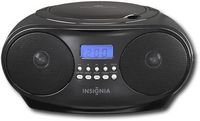 Insignia™ - Insignia CD Boombox - Black - Large Front