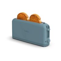 Bella - Fits-anywhere Kitchenware: 2-Slice Slim Toaster - Surf - Large Front
