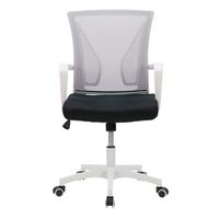 CorLiving - Workspace Mesh Back Office Chair - Grey and White - Large Front