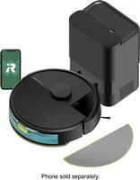 iRobot - Roomba 105 Combo Vac Robot Vacuum & Mop + AutoEmpty Dock - Black - Large Front