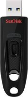 SanDisk - Ultra 32GB USB 3.0 Flash Drive - Black - Large Front