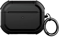 SaharaCase - Armor Case for AirPods Pro 2 (1st Gen and 2nd Generation 2022) - Black - Large Front