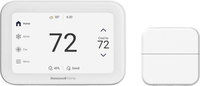Honeywell Home - X8S Smart Thermostat with Room Sensor, Video Doorbell Compatibility, and IAQ Con... - Large Front