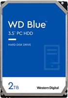 WD - Blue 2TB PC Internal Hard Drive for Desktops - Large Front