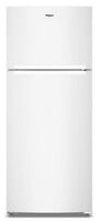 Whirlpool - 18.0 Cu. Ft. Top-Freezer Counter-Depth Refrigerator with Total Coverage Cooling - White - Large Front