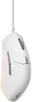 SteelSeries - Rival 3 Gen 2 Wired Optical Gaming Mouse with 3-Zone RGB - Wired - White - Large Front