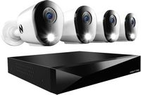 Night Owl - 8 Channel 2K (4MP) DVR with 4 (4MP) Cameras and 2TB Storage, Expandable up to 4 Addit... - Large Front