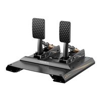 Moza Racing - CRP2 Load Cell Sim Racing Pedals (Accelerator & Brake) - Black - Large Front