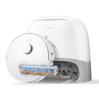 Roborock - Qrevo Curv 2 Flow Robot Vacuum and Mop - White - Large Front