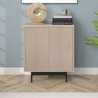 Camden&Wells - Dina Accent Cabinet - White Wash - Large Front