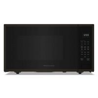 KitchenAid - 1.6 Cu. Ft. Countertop Microwave with Sensor Cooking with Steam Clean - Black Stainl... - Large Front