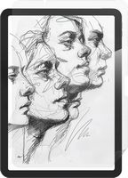 ZAGG - Fusion Canvas Apple iPad Air 11 (M3/M2) - Clear - Large Front