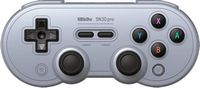 8BitDo - SN30 Pro Wireless Controller with Hall Effect Joysticks - Gray - Large Front