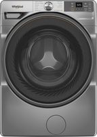 Whirlpool - 4.5 Cu. Ft. High Efficiency Smart Front Load Washer with FreshFlow Vent System - Silver - Large Front