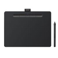 Wacom - Intuos Graphic Drawing Tablet for Mac, PC, Chromebook & Android (Medium) with Software In... - Large Front