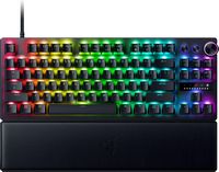 Razer - Huntsman V3 Pro TKL Wired Analog Optical Gaming Keyboard with Snap Tap - Black - Large Front
