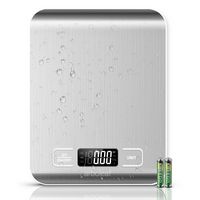 Arboleaf Food Kitchen Scale, 1g/0.01oz Precise Food Scales for Kitchen, Tare Function, Stainless ... - Large Front